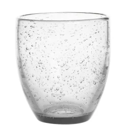 Fabrique de Styles Verres À Eau Et Gobelets>Gobelet 35cl artisan bullé Transparent