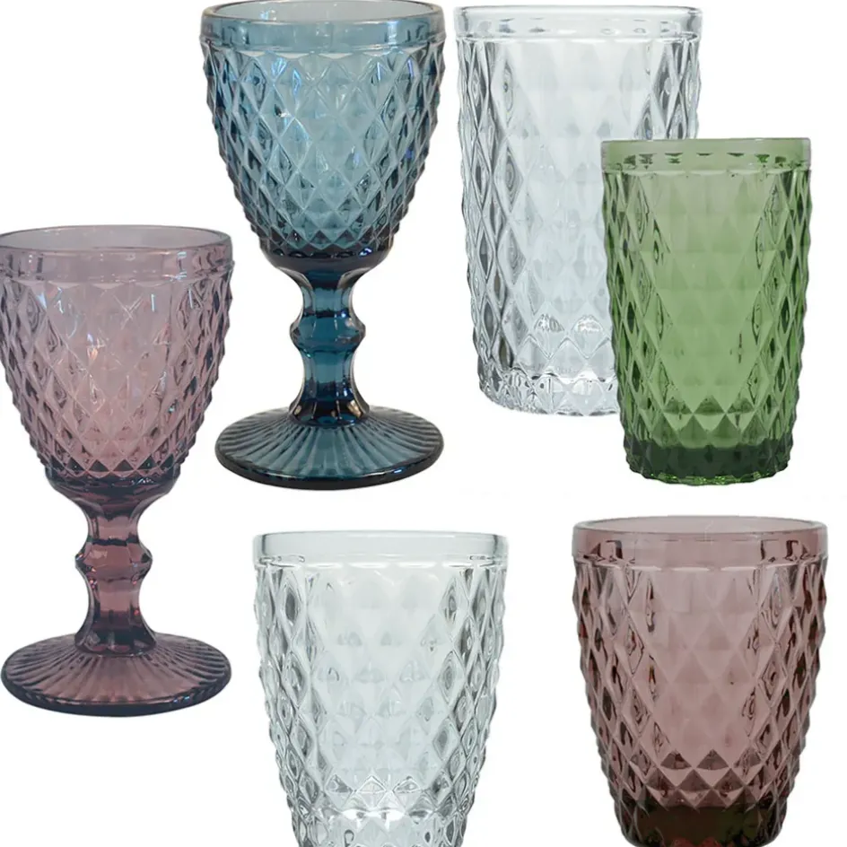 Fabrique de Styles Verres À Eau Et Gobelets>Gobelet 22cl poudre - Diamond Prune