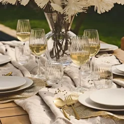 Fabrique de Styles Verres À Eau Et Gobelets>Gobelet en cristallin - Waterfall Transparent