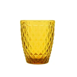 Fabrique de Styles Verres À Eau Et Gobelets>Gobelet en verre ambré 22cl - Diamond Ambre