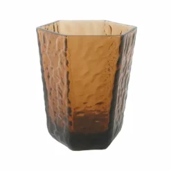 Fabrique de Styles Verres À Eau Et Gobelets>Gobelet en verre 23cl - Rocky Ambre