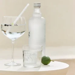 Fabrique de Styles Verres À Eau Et Gobelets>Gobelet pieds dans l'eau en verre 36cl - Bodega Blanc