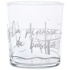 Fabrique de Styles Verres À Eau Et Gobelets>Gobelet pinasse bassin bodega 35.5cl en verre Blanc