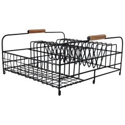 Fabrique de Styles Petits Rangements>Égouttoir en fer 35x34cm Noir