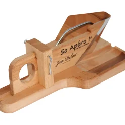 Fabrique de Styles Ustensibles De Cuisine>Guillotine à saucisson en hêtre Bois