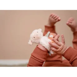 Fabrique de Styles Jouets>Hochet de poignet mouton - Little Farm Blanc