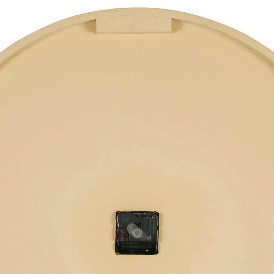 Fabrique de Styles Horloges>Horloge en bambou naturel et blanc d60cm - Ladret Naturel, Blanc