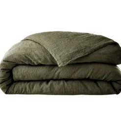 Fabrique de Styles Housses De Couette>Housse de couette en lin lavé 260x240cm - Soline Thym