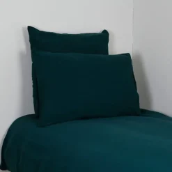 Fabrique de Styles Housses De Couette>Housse de couette en voile de coton de prusse 240x220cm - Dili Bleu