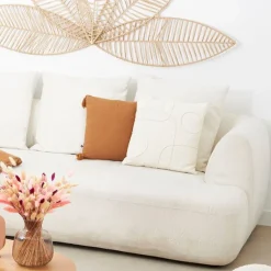 Fabrique de Styles Coussins Et Housses>Housse de coussin 45x45cm - arty Blanc