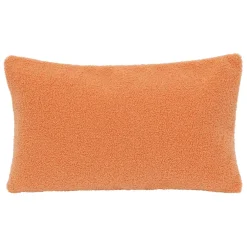 Fabrique de Styles Coussins Et Housses>Housse de coussin en bouclettes Corail 50x30cm - Funny Marron