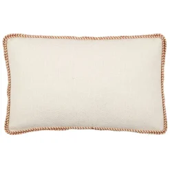 Fabrique de Styles Coussins Et Housses>Housse de coussin en coton écru 50x30cm - Seguia Ecru