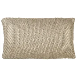 Fabrique de Styles Coussins Et Housses>Housse de coussin en coton 50x30cm - Ombelio Doré