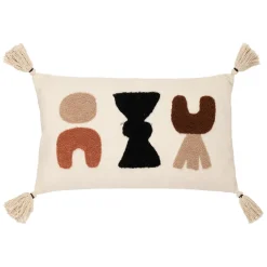 Fabrique de Styles Coussins Et Housses>Housse de coussin en coton 50x30cm - Organic Ecru