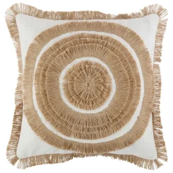 Fabrique de Styles Coussins Et Housses>Housse de coussin en coton et jute 45x45cm - Cordine Naturel