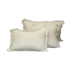 Fabrique de Styles Coussins Et Housses>Housse de coussin en laine 50x80cm - Aspen Ivoire