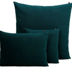 Fabrique de Styles Coussins Et Housses>Housse de coussin en lin et coton 80x80cm - Figari Bleu de prusse