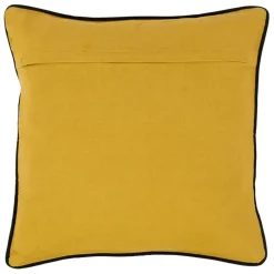 Fabrique de Styles Coussins Et Housses>Housse de coussin en velours de coton 45x45cm - Velvetin Moutarde