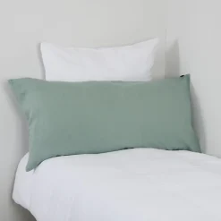 Fabrique de Styles Coussins Et Housses>Housse de coussin viti ii celadon 55x110cm 100% lin lavé Vert d'eau