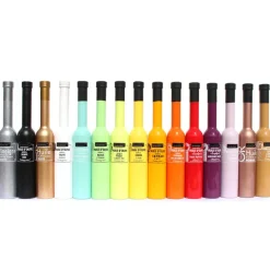 Fabrique de Styles Huiles Et Vinaigres>Huile d'olive saveur basilic pignon 20cl Vert Foncé