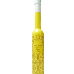 Fabrique de Styles Huiles Et Vinaigres>Huile d'olive saveur citron thym 20cl Jaune