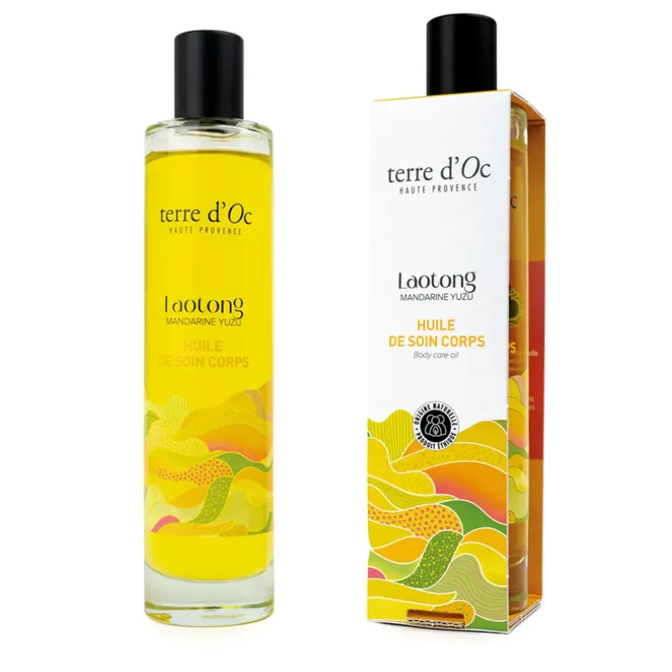 Fabrique de Styles Soins Du Corps>Huile soins bio parfumee mandarine-yuzu laotong 100ml Multicolore
