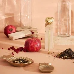 Fabrique de Styles Accessoires Thé Et Café>Infuseur de thé en inox - Cœur Doré
