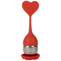 Fabrique de Styles Accessoires Thé Et Café>Infuseur thé en inox - Coeur Rouge