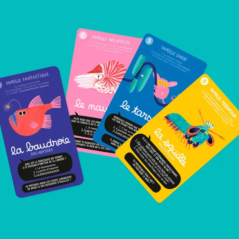 Fabrique de Styles Jeux>Jeu de 7 familles - super bestioles Jaune