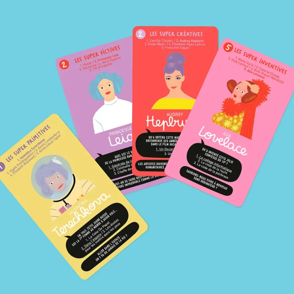 Fabrique de Styles Jeux>Jeu de 7 familles super nanas Parme