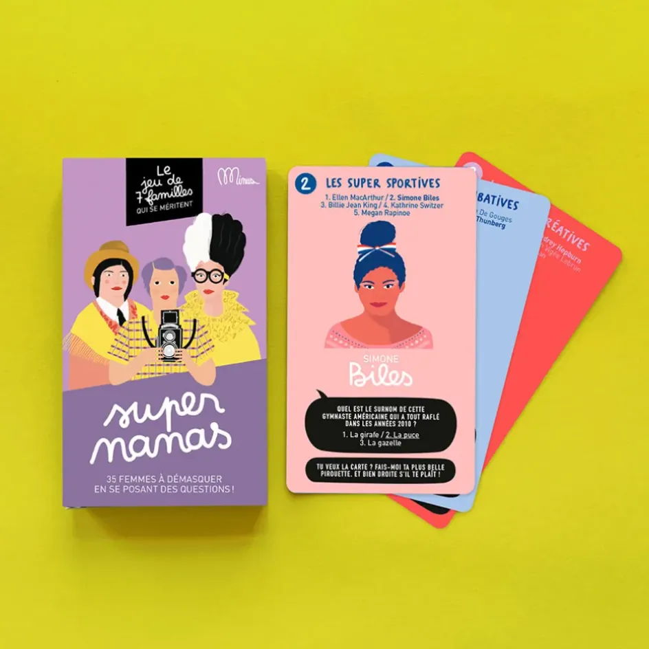 Fabrique de Styles Jeux>Jeu de 7 familles super nanas Parme