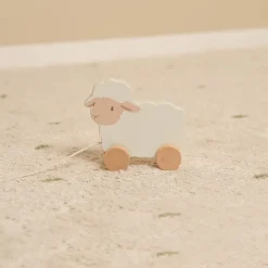 Fabrique de Styles Jouets>Jouet à tirer mouton en bois - Little Farm Multicolore