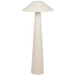 Fabrique de Styles Lampadaires>Lampadaire en fer et coton h120cm - Calypsa Blanc cassé