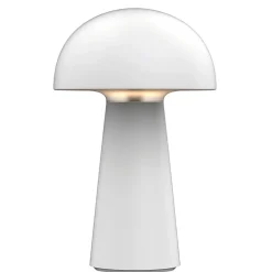 Fabrique de Styles Lampes À Poser>Lampe champignon he H22.5cm - Visby Blanc