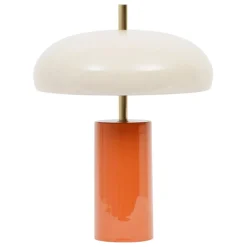 Fabrique de Styles Lampes À Poser>Lampe champignon en fer d30xh40cm - Arty Orange