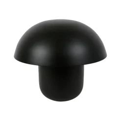 Fabrique de Styles Lampes À Poser>Lampe champignon fer h25cm ambiance - Champart Noir Mat