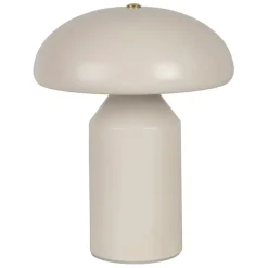 Fabrique de Styles Lampes À Poser>Lampe champignon tactile en fer h23cm - Arty Blanc