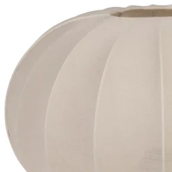 Fabrique de Styles Lampes À Poser>Lampe en coton h24.5cm - Klosen Beige