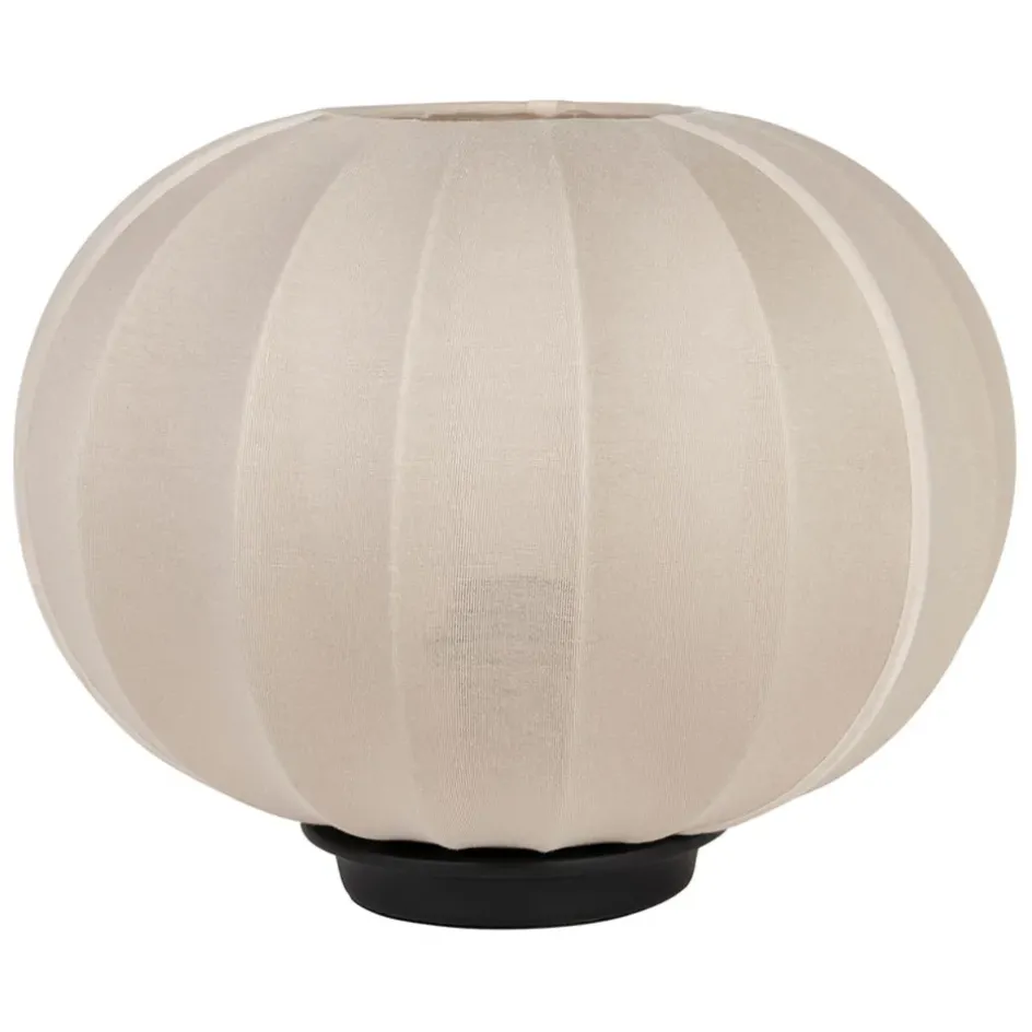Fabrique de Styles Lampes À Poser>Lampe en coton h28.5cm - Klosen Beige