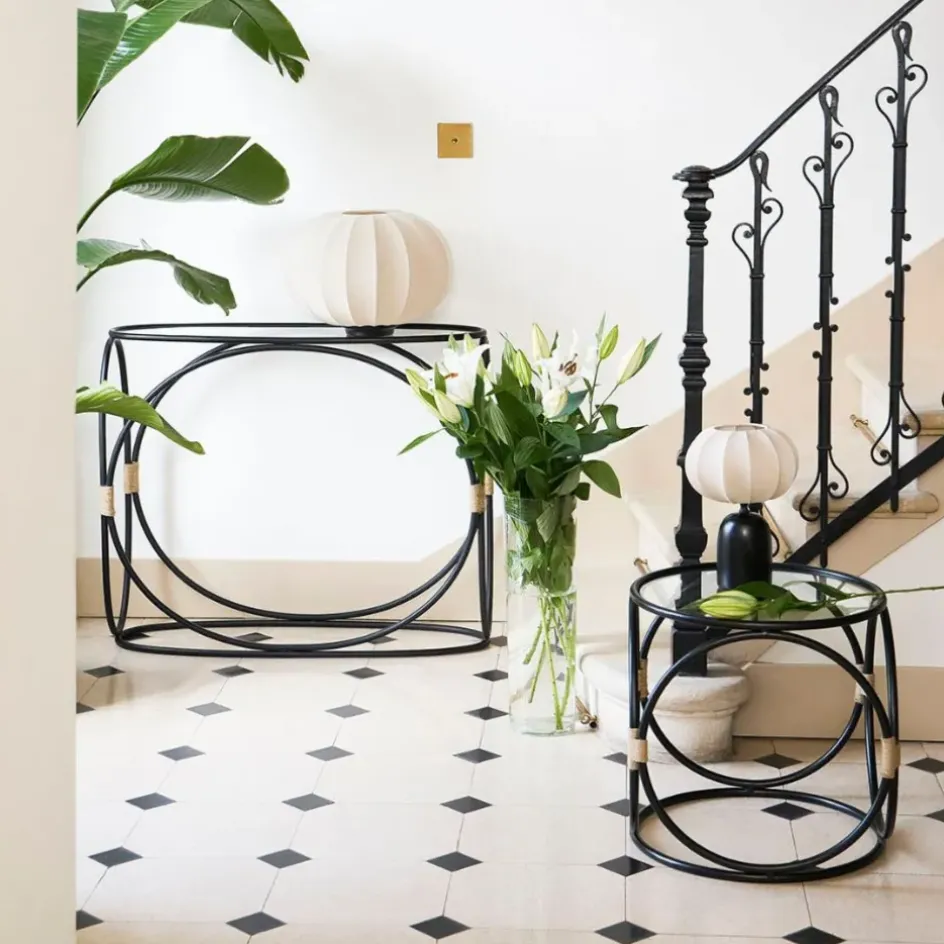 Fabrique de Styles Lampes À Poser>Lampe en coton h28.5cm - Klosen Beige