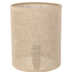 Fabrique de Styles Lampes À Poser>Lampe en céramique écru et lin naturel - Jadea Ecru, Beige