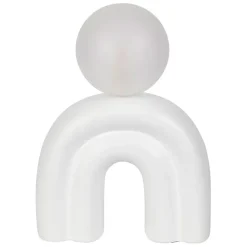 Fabrique de Styles Lampes À Poser>Lampe en céramique et coton h32cm - Organic Ecru