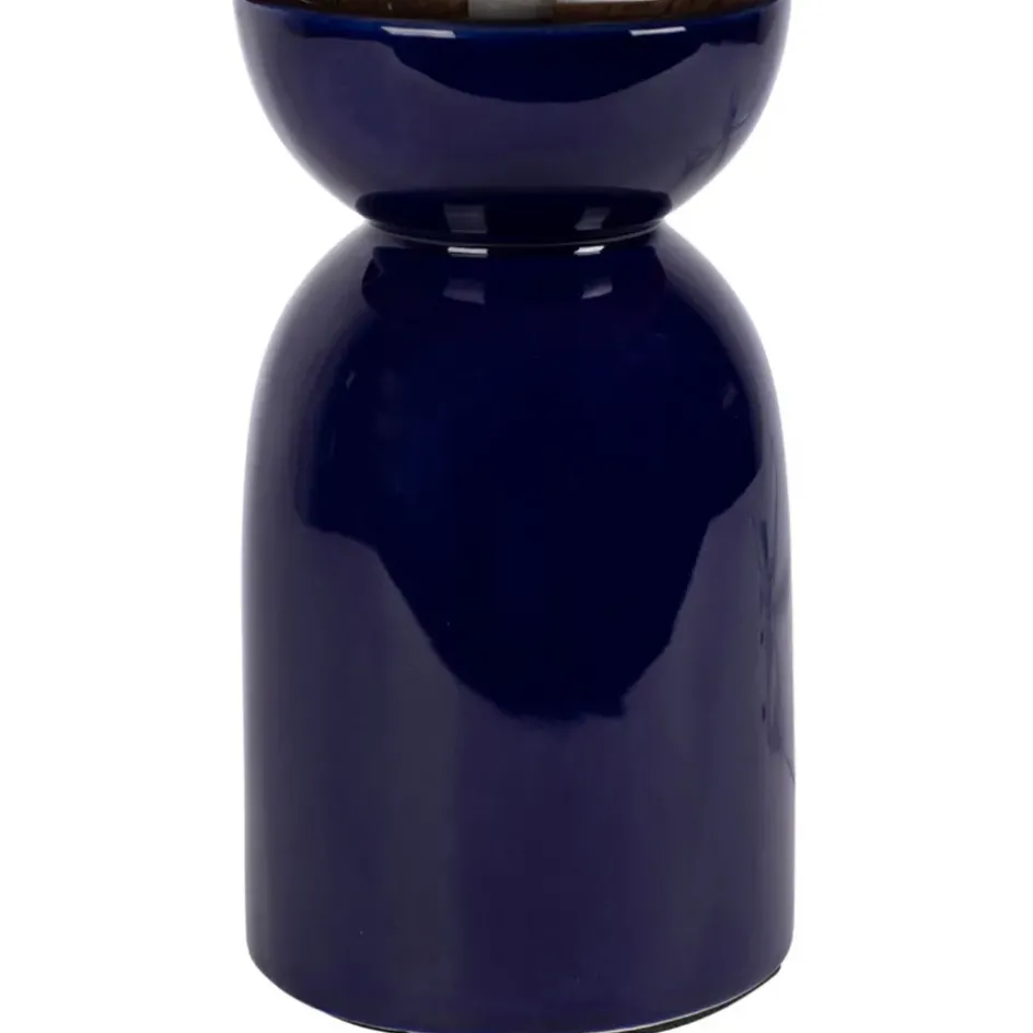 Fabrique de Styles Lampes À Poser>Lampe en céramique h38cm - Palma Indigo