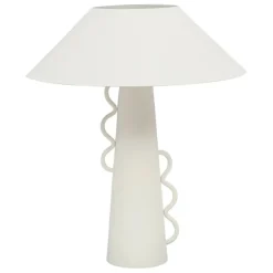 Fabrique de Styles Lampes À Poser>Lampe en fer écru d38xh47cm - Ardecor Ecru