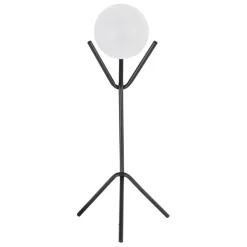 Fabrique de Styles Lampes À Poser>Lampe en fer et verre h61cm - Ardecor Noir