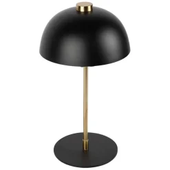 Fabrique de Styles Lampes À Poser>Lampe en fer noir et doré h42cm - Ardecor Noir, Doré