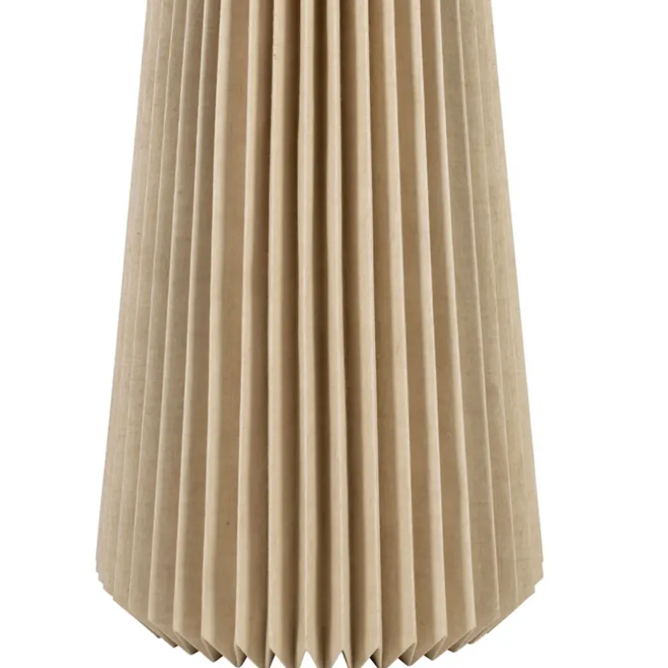 Fabrique de Styles Lampes À Poser>Lampe en papier et lin h94cm - Fontelo Naturel