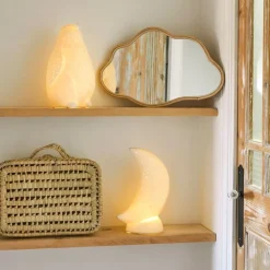 Fabrique de Styles Lampes À Poser>Lampe en porcelaine h25.5cm - Pingouin Blanc