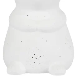 Fabrique de Styles Déco>Lampe en porcelaine led - ours Blanc