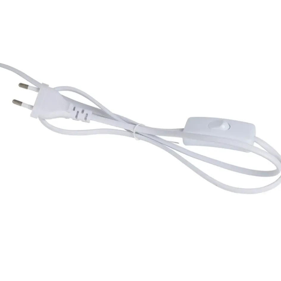 Fabrique de Styles Lampes À Poser>Lampe en terre cuite et lin blanc h47cm - Tahra Blanc, Lin